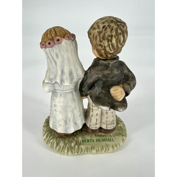 Vtg Goebel Berta Hummel Lot Of 3 Ceramic Figurines Collectibles Hand Painted - Picture 9 of 16
